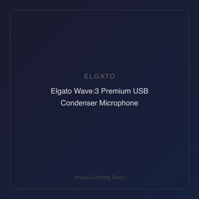 Elgato Wave:3 Premium USB Condenser Microphone