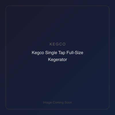 Kegco Single Tap Full-Size Kegerator
