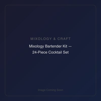 Mixology Bartender Kit — 24-Piece Cocktail Set